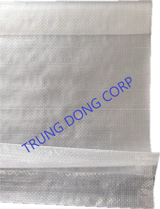 Sacs tissés en PP laminé BOPP d'usine du Vietnam poignée de taille personnalisée excellente pour les sacs en plastique de qualité d'exportation de nourriture d'alimentation de riz - Product Image 2