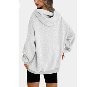 Women's Oversized <b>Fleece</b> Hooded <b>Sweatshirts</b> Casual Long Sleeve Pullover Loose & Lightweight Fall Winter Clothes - Product Image 2