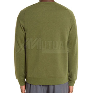 Venta al por mayor 100% de algodón O-cuello de los hombres sudadera por encargo con patrón sólido precio bajo para la temporada de otoño - Product Image 5