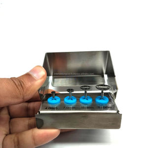 Kit de 4 Discos de Sierra Manuales de Acero Inoxidable para Implantes Dentales, Instrumentos Quirúrgicos Intensos para Cirugía de Implantes Dentales y Injertos Óseos - Product Image 5