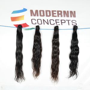 Extensiones de cabello humano indio sin procesar de color brillante natural al por mayor - Product Image 4