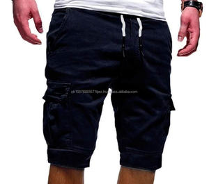 Shorts cargo multi-poches respirants pour homme, shorts de basket-ball d'extérieur, shorts de sport en coton pour la remise en forme - Product Image 4