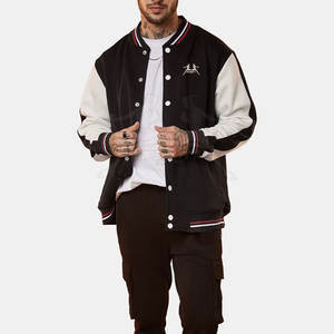 แจ็คเก็ตเบสบอลของวิทยาลัยสำหรับผู้ชายเสื้อแจ็กเก็ตเบสบอลน้ำหนักเบาออกแบบได้ตามต้องการสำหรับฤดูหนาว - Product Image 4