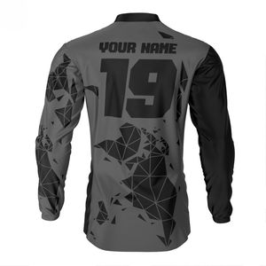 Maillot de course pour homme, vente chaude, haute qualité, manches longues, vêtements de sport respirants, vêtements de motocross, logo personnalisé, prix bas - Product Image 2