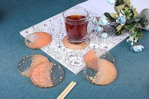 Sous-verre en résine luxueux, fait à la main, écologique, style bohème, design personnalisé, qualité haut de gamme pour les tables de maison et de bureau, Inde - Product Image 2