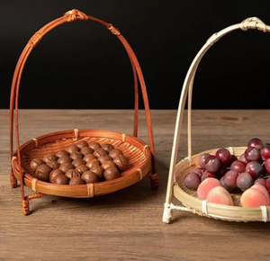 Cesta de Bambú de Varios Niveles - Soporte Plegable para Comedor y Almacenamiento - Product Image 3
