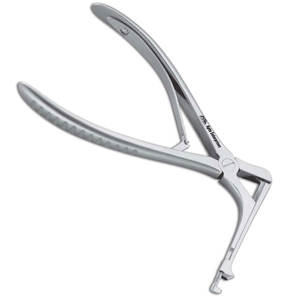 Premium Manual Kerrison Rongeur para neurocirugía Procedimientos de columna Instrumento quirúrgico de acero inoxidable 40 grados Up-Bitting CE - Product Image 3