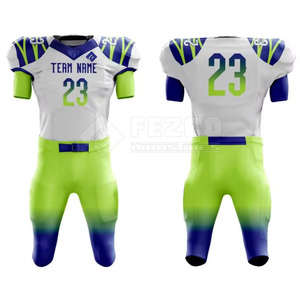 Conjuntos de Uniformes de Fútbol Americano de Alta Demanda, Pantalones Cortos 100% Poliéster, Diseño Transpirable y Antibacteriano, Tallas Personalizables - Product Image 1