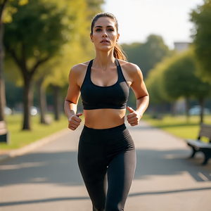 Soutien-gorge pour femmes à séchage rapide pour femmes Gym Fitness Exercise Racer-Back Running Jogging Bra Crop Tops Ladies - Product Image 4