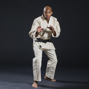 Durable Cotton Judo Uniform for Training Tournament Double Weave Judogi Reinforced Stitching Custom Logo 340g Customizable Size - Product Image 3