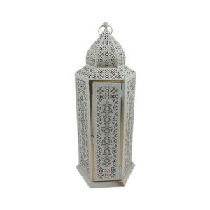 Linterna de Metal de nuevo diseño, Color dorado para el hogar y la decoración de iluminación de Navidad, linterna colgante hecha a mano a granel - Product Image 5