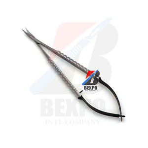 Microcirugía Dental Castroviejo Tijera Quirúrgica Angular Haf Color Negro Capa Instrumentos manuales Fabricado por BEXPO - Product Image 6