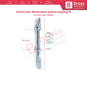 Kit de Reparación de Cilindro de Cerradura de Puerta Delantera BDP50 6K4831223B 71 mm para Ibiza 2 Córdoba 6K 1993-1999 4/5 Puertas - Product Image 5