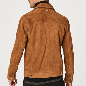 Haute qualité 2024 hommes vêtements meilleure qualité matérielle fait à la main produit Portable hommes portent des vestes en cuir respirant Service OEM - Product Image 4