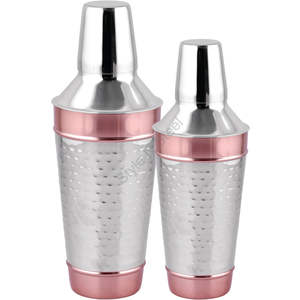 Barra de acero inoxidable de 4 piezas con diseño martillado - Product Image 6