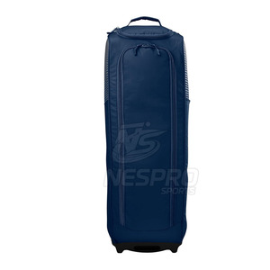 High Quality Two-Wheel Baseball Roller <b>Bag</b> with Breathable Compartments & Padded <b>Dividers</b> for Compact Travel - Product Image 1