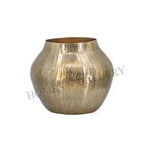 New Arrival High Quality Metal Iron Home Decoration Luxury Design Golden Finishing Flower Vase <b>Small</b> Plant Bucket <b>Pots</b> Garden - Product Image 6