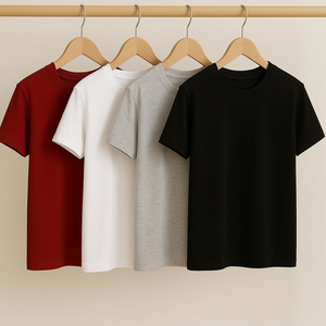 เสื้อยืดคอกลมผ้าฝ้ายคลาสสิก พิมพ์ลายกราฟิกขนาดใหญ่ สไตล์มินิมอล สตรีทแวร์ - Product Image 6