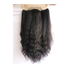 Extensiones de Cabello Humano Ondulado Natural de 16 Pulgadas, Peluca de Encaje Completo, Indio Virgen de Buena Calidad, Varios Tamaños Disponibles A LA Venta - Product Image 1