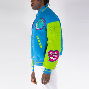 Vestes universitaires de qualité supérieure pour l'école et le collège, pour hommes et femmes, veste universitaire personnalisée avec patch brodé - Product Image 4