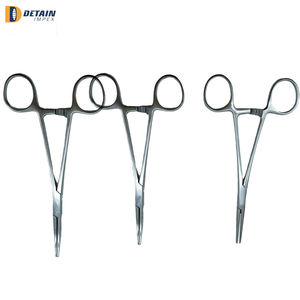 Abrazadera de bloqueo de hemostato recto, pinzas de bucle, herramienta de mano, 12,5, 16, 18cm, pinzas hemostáticas, Kit Sutur, instrumento médico - Product Image 6
