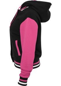 Chaqueta Bomber Corta Personalizada con Logotipo Bordado para Mujer, Estilo Universitario, Ropa Urbana, Fabricante OEM - Product Image 3