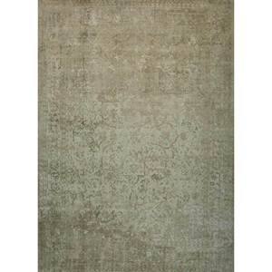 พรมทอมือขนาดใหญ่แบบสั่งทำพิเศษ ทำจากขนสัตว์และใยวิสโคส สีเบจและสีน้ำตาล ลายเหรียญตรา สำหรับห้องโถงทางเดินในบ้าน รุ่น Phwv-97 พรมรูปทรงสี่เหลี่ยมผืนผ้า - Product Image 1