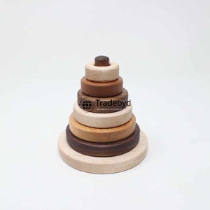 Juguete de madera de calidad premium hecho a mano sensorial para niños pequeños Bordes suaves Diversión segura de Tradebyd - Product Image 2