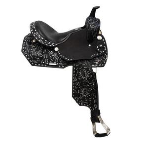 Meilleure vente de selle de course de chevaux de style occidental durable en cuir et matériau synthétique fait à la main pour l'équitation - Product Image 1
