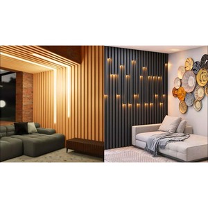 Paneles de Pared de Laminado Compuesto de Madera y Plástico PVC de 1220*2440 mm con Servicio de Corte para Decoración Interior/Fachada - Product Image 2