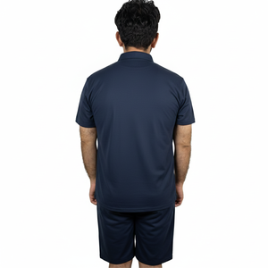 Conjunto de 2 Piezas de Moda, Chándales Casuales, Camiseta de Manga Corta Lisa y Estampada con Pantalones Cortos, Conjuntos Cortos de Verano para Hombre de Talla Grande - Product Image 2