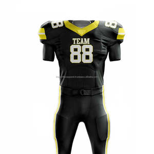 Uniformes Deportivos para Adultos de Poliéster de Alta Calidad 100% OEM, Impresión Digital, Tallas Grandes, Jersey de Fútbol Americano Corto y Transpirable - Product Image 6