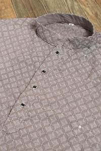 Lucknowi Style Eid& Ramdan Month Special Hand Crafted RAYON Silk <b>Kurta</b>& Payjama Set for Groom or Boys Special - Product Image 2