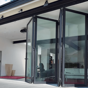 <span class=keywords><strong>Porta</strong></span> Pieghevole di Alta Gamma in Alluminio Impermeabile Retrattile AS2047 con Doppio Vetro Temperato per Balcone - Product Image 2