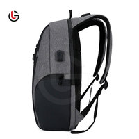 Sac à dos scolaire personnalisé de haute qualité, léger, avec panneau USB, imperméable, respirant, doublure en polyester, fermeture éclair, en nylon