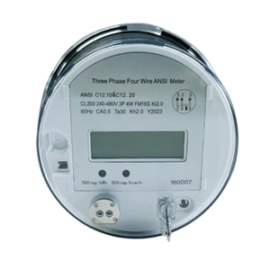 Three Phase ANSI <b>Socket</b> Electric Meter 9S 16S Lorawan NB IoT RS485 Communication Advanced <b>Smart</b> Energy Meter - Product Image 2