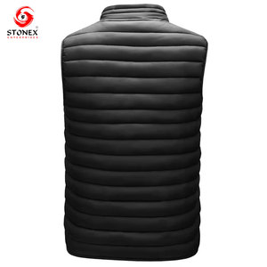 Chaleco Casual Acolchado para Hombre, Cierre de Cremallera, Ligero, Abrigado para Invierno, Sin Mangas, Resistente al Viento, con Logotipo y Diseño Personalizados, Servicio OEM - Product Image 3