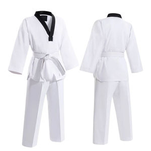 Uniforme de Taekwondo Ligero para Hombre, Mezcla de Algodón, Cinturón Duradero, Ajuste Personalizable, Logotipos Bordados para Uniforme de Taekwondo, 2026 - Product Image 3