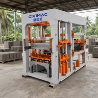 Machine automatique de fabrication de blocs de béton creux et pleins, machine à blocs emboîtables, ligne de production de blocs hydrauliques PLC QT8-15S