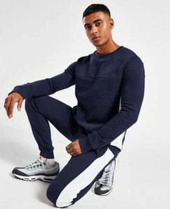 Survêtement de football en gros pour hommes, survêtements personnalisés avec logo, molleton technique zippé, jogging uni pour hommes, survêtement en coton respirant pour hommes - Product Image 3