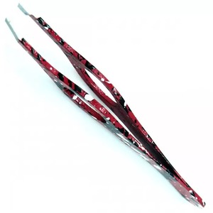 Pince à épiler à sourcils en acier inoxydable de meilleure qualité imprimée professionnelle nouveauté outil de beauté pour femmes base d'instrument chirurgical - Product Image 2