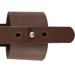 Étui de ceinture en cuir pleine fleur fait main de qualité supérieure pour hache, avec boucle, support durable en bois de style industriel, accès facile, pour hache de bûcheron, extérieur - Product Image 4