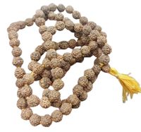 Mala Rudraksha 5 Mukhi en perles véritables, design personnalisé