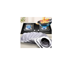 Mucit Home Stovetop Protector <b>Foil</b> Covers-1 Piece Anti-Stain Heat Resistant Dishwasher Safe Gas Range Burner Liners - Product Image 2