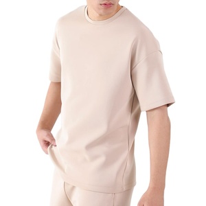 เสื้อผ้าไซส์ใหญ่ขายส่งราคาถูก เสื้อยืดทรงยาวหลวมโอเวอร์ไซส์ แขนสั้น ผ้าคอตตอนเจอร์ซีย์ 300 กรัม หนานุ่ม - Product Image 3