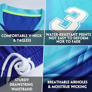 Maillot de football personnalisé pour hommes, femmes et adultes - T-shirt de football d'été à manches courtes avec nom, numéro et logo imprimés - Product Image 2