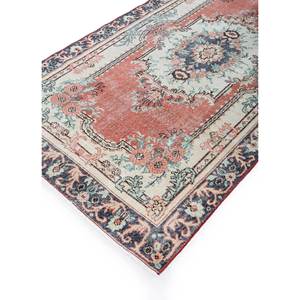 Vintage Large Area Hand Knotted <b>Wool</b> Rug Red & Orange Medallion Pattern for Home Living Room Rectangular Hallway Carpet-Pae-2451 - Product Image 2