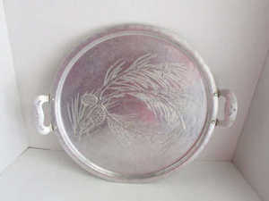 Plateau rond à dessert en bois massif et fer Dernière conception Ustensiles de cuisine de grande taille Parfait pour les événements de mariage Plateau de qualité supérieure - Product Image 2