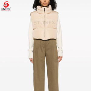 Chaleco acolchado con cremallera para mujer de calidad superior, chaleco acolchado elegante hecho a medida al por mayor, chaleco duradero con diseño personalizado - Product Image 2