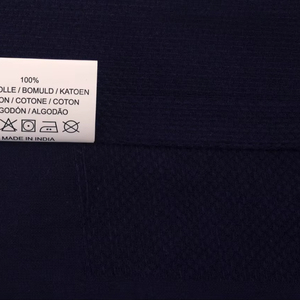 100% ensemble de serviettes en satin de coton à séchage rapide serviette en lin solide blanc tissé pour la maison hôtels restaurants utilisation durable de la cuisine - Product Image 1